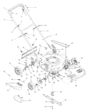 Part Location Diagram of 946-1132 MTD Lawn Mower Blade Control Cable